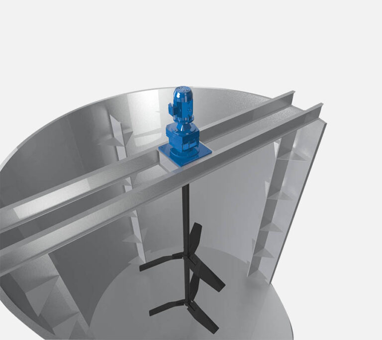 Industrial agitator important